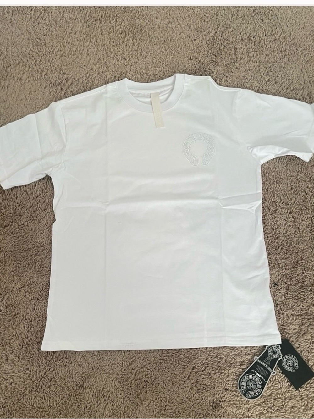 Chrome Hearts White Short Sleeve Logo Tee